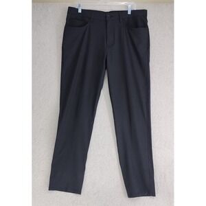Callaway Pants Mens 34x32 Stretch Golf Straight Leg Slim Fit Black Performance